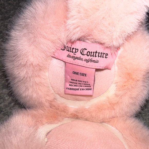 Juicy Couture Pink Faux Fur Earmuffs - Picture 5 of 8
